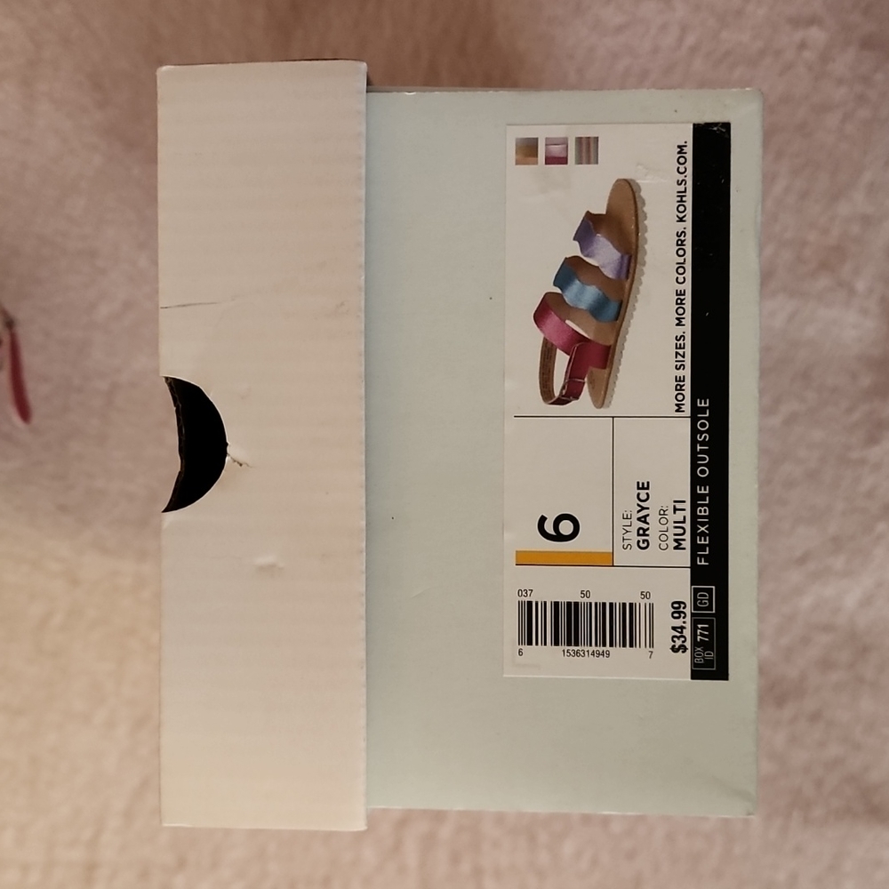 Girls SO Sandals Size 6 - Picture 11 of 13